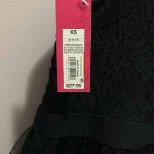 Target Xhiliration black dress size XS NWT